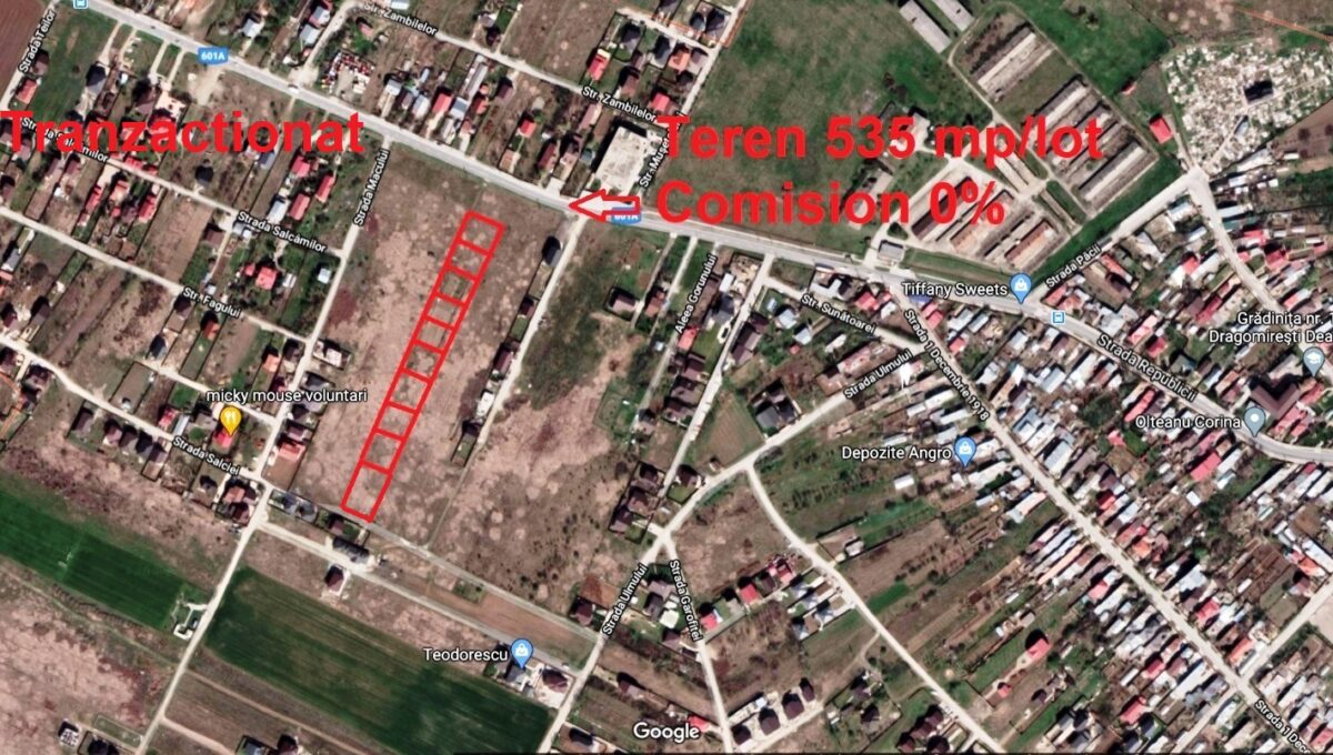 CRSImobiliare-Agentie-Imobiliara-Oferta-Vanzare-Teren-Dragomiresti Deal - Str. Republicii